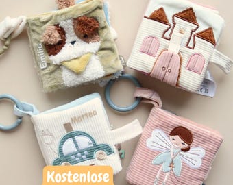 Montessori Buch, Babygeschenke, Quiet Book, Babyspielzeug, Motorikwürfel, Fühlbuch Baby, Spielzeug Baby Babyspielzeug, Babygeschenke