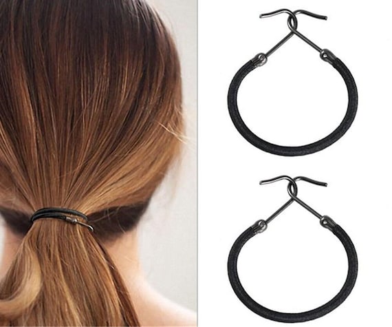Professional Bungee hair hooks x 10, Ideal for ponytails, great for  up-styles, reusable strong with
