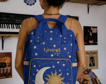 Bolso cambiador con diseño de Sol y Luna Celestial