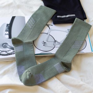 Professional compression sports socks with reflectors for running and safety | Professional Performance Socks, Reflective Stripes for Running