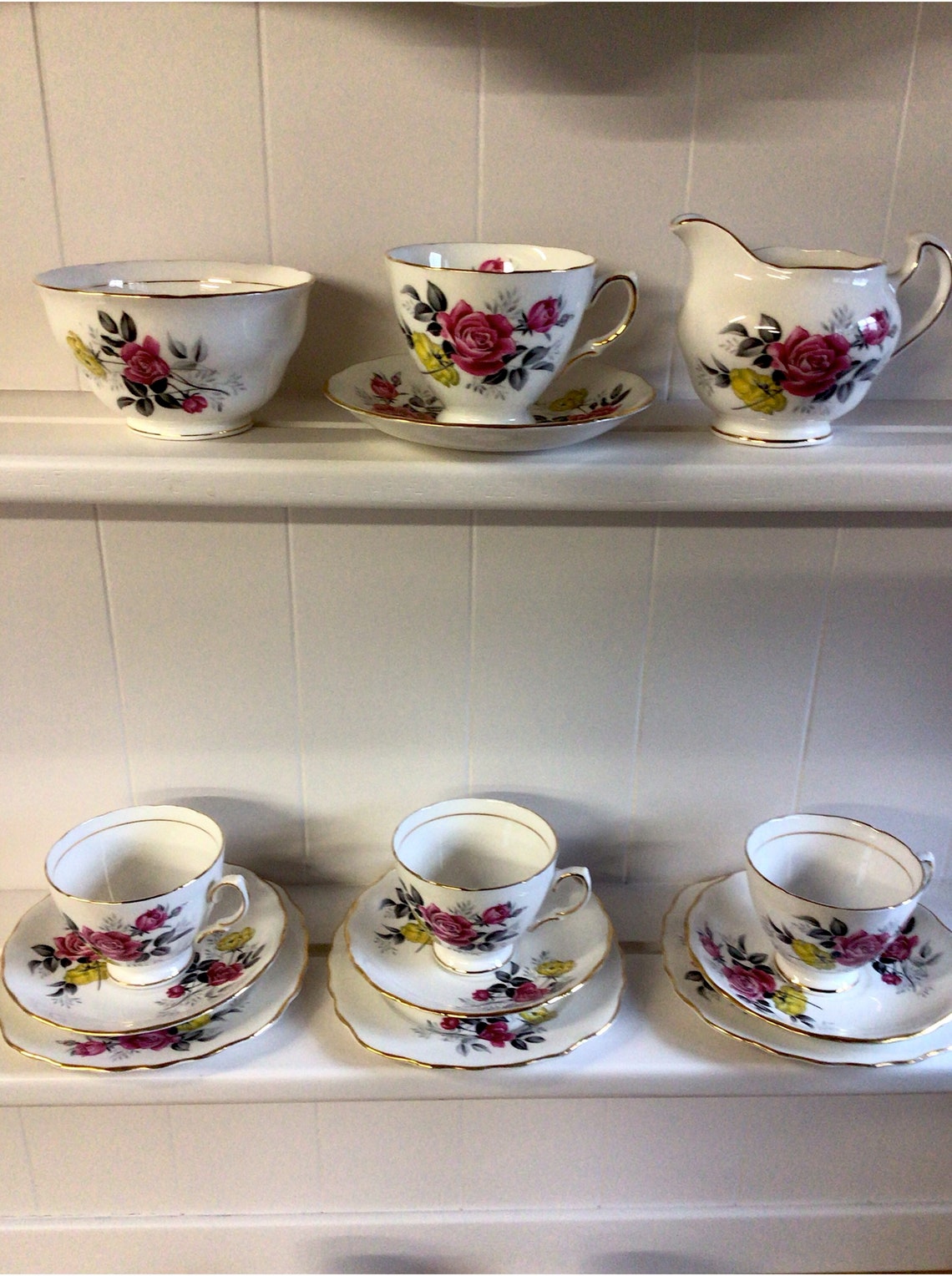 Vintage Royal Vale Bone China Tea Set Etsy UK