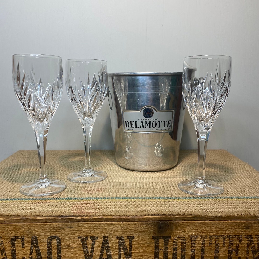 Beautiful Vintage Long Stem Galway Crystal Wine Glasses Etsy UK