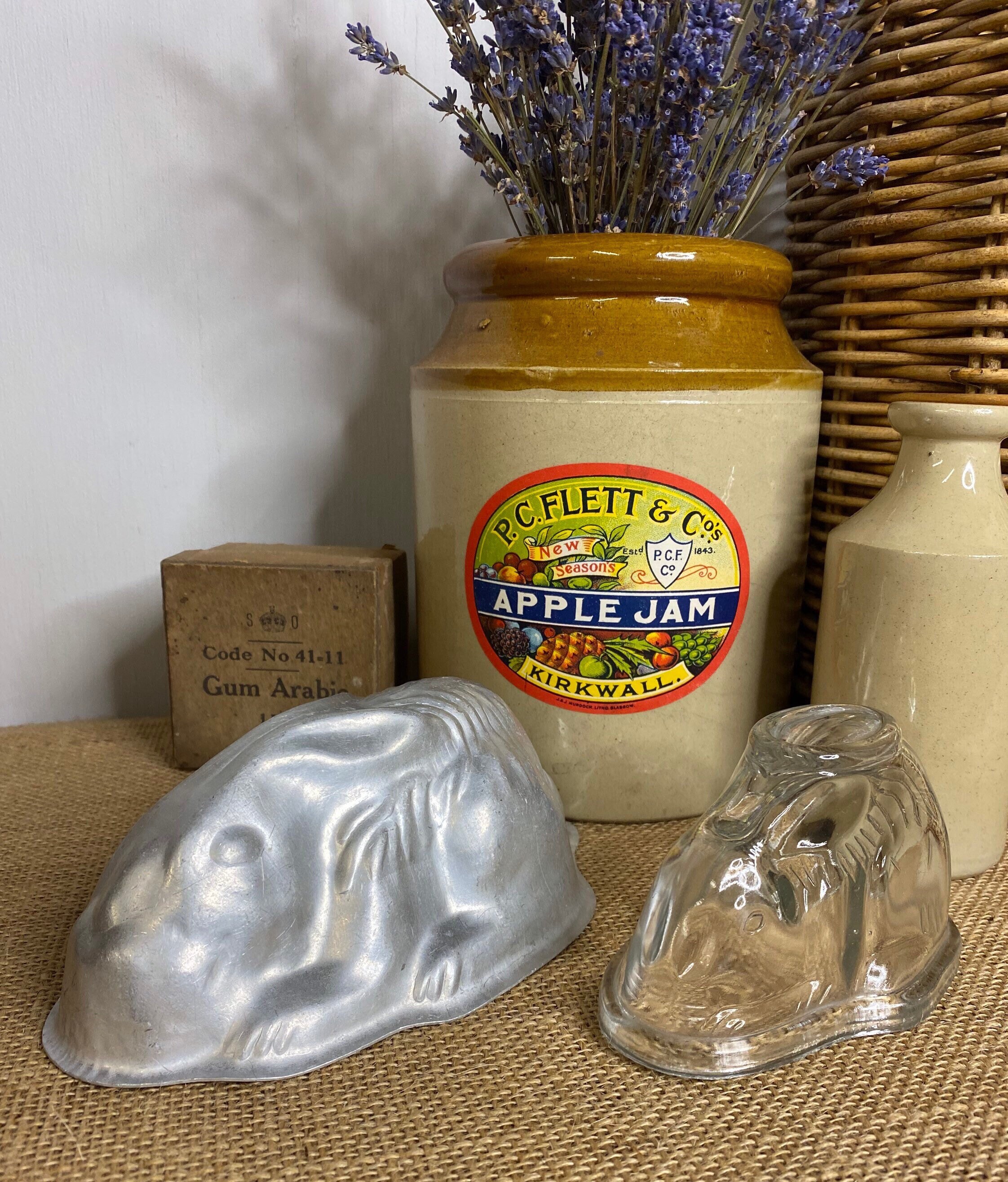 Vintage Aluminium Rabbit Jelly Mould Etsy UK