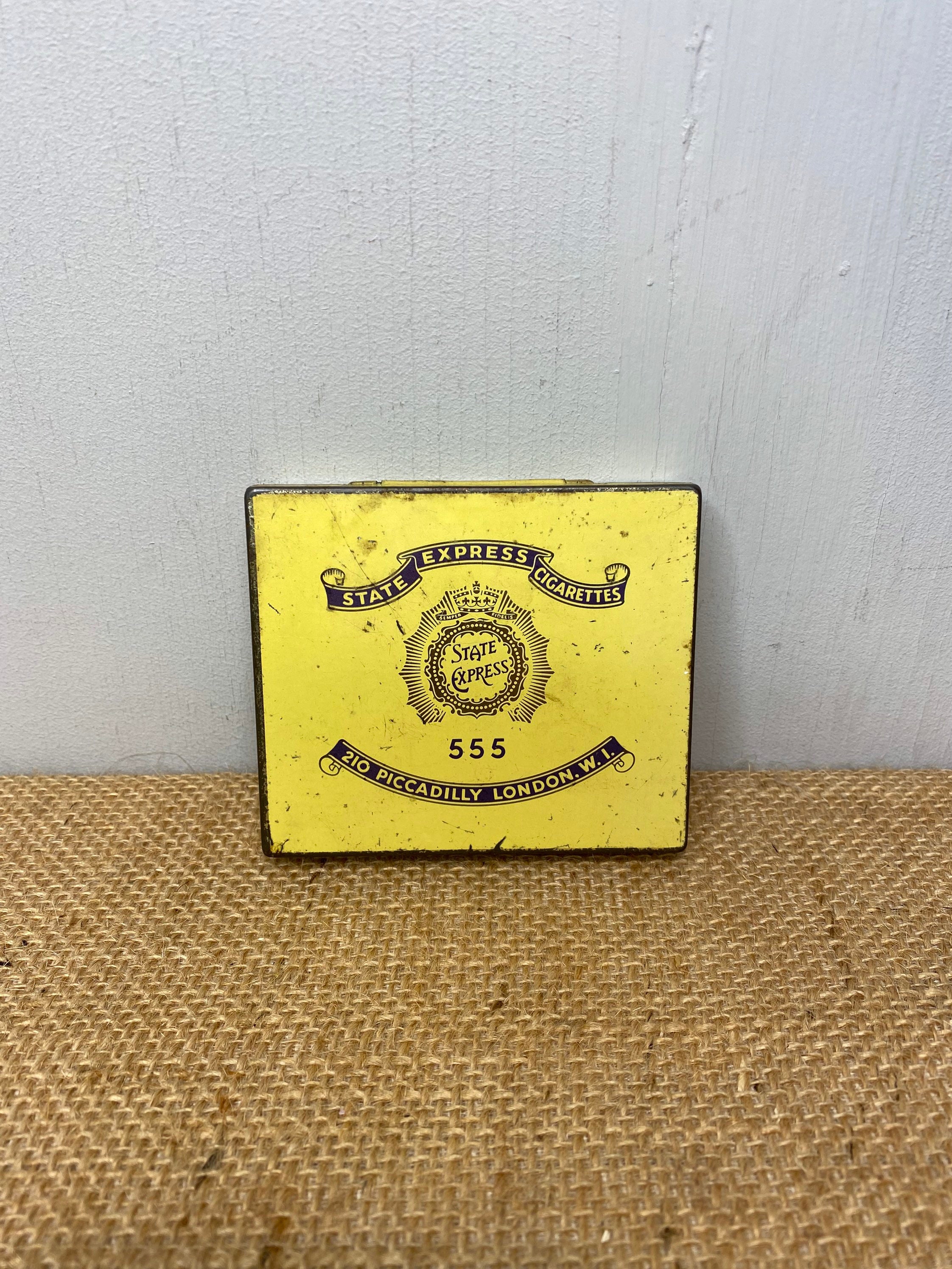 Vintage State Express Cigarette 555 Tin - Etsy