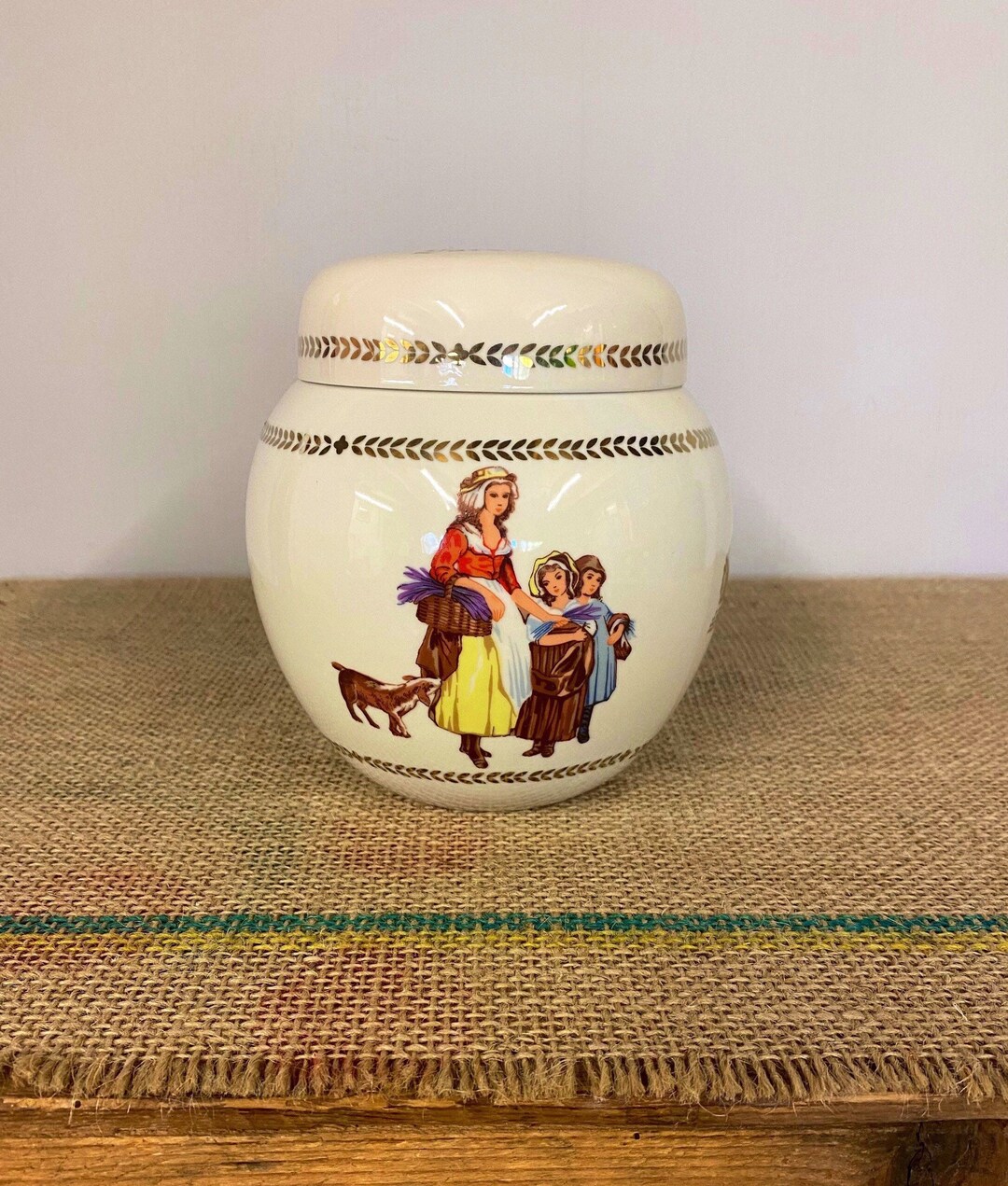 Vintage Large Yardley Ginger Jar Etsy