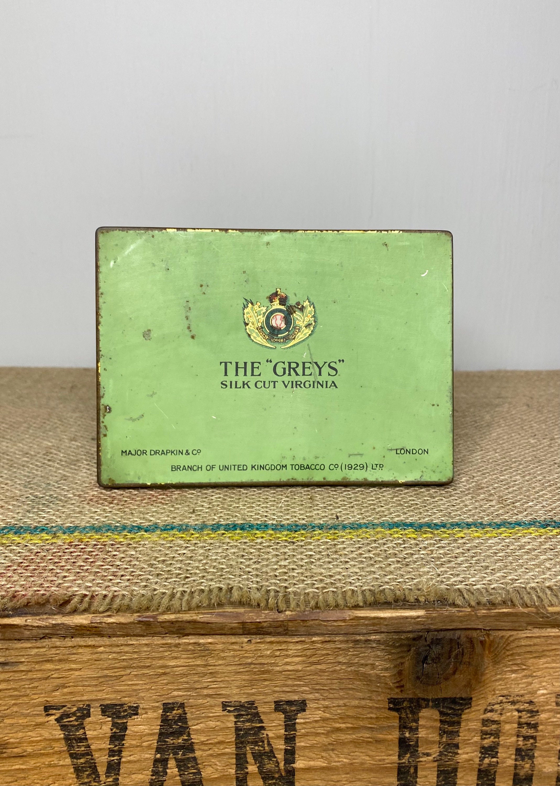 Vintage the Greys Silk Cut Virginia Cigarette Tin