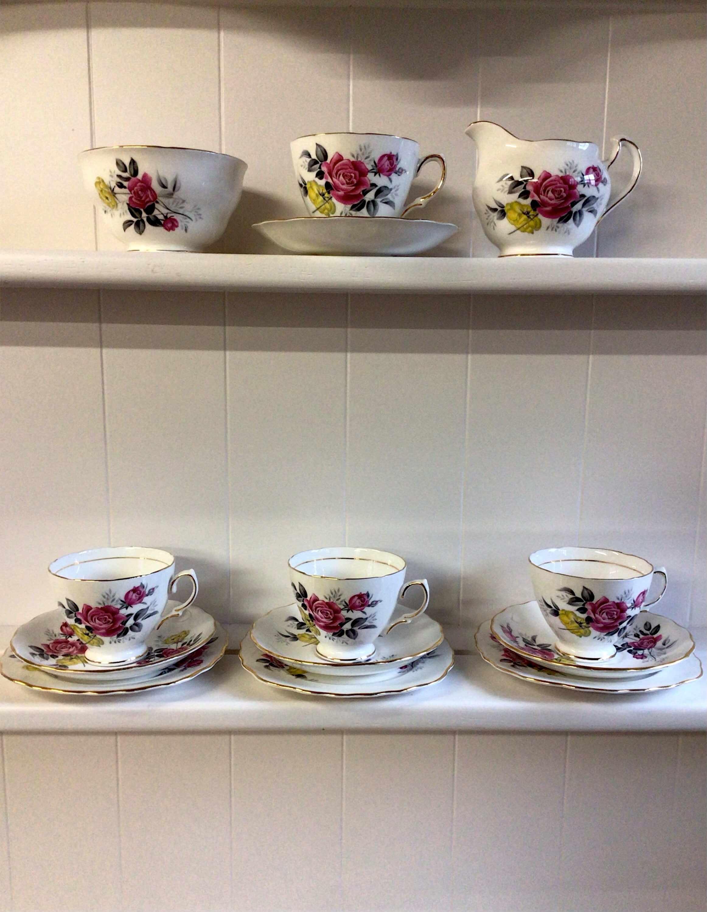 Vintage Royal Vale Bone China Tea Set Etsy