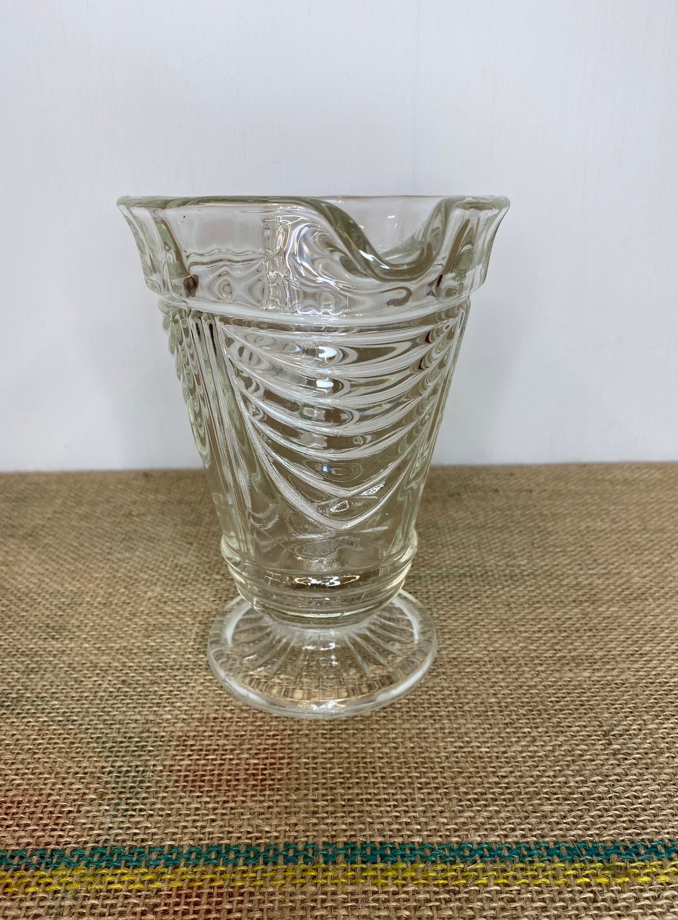 Vintage Sowerby Art Deco Glass Jug Etsy