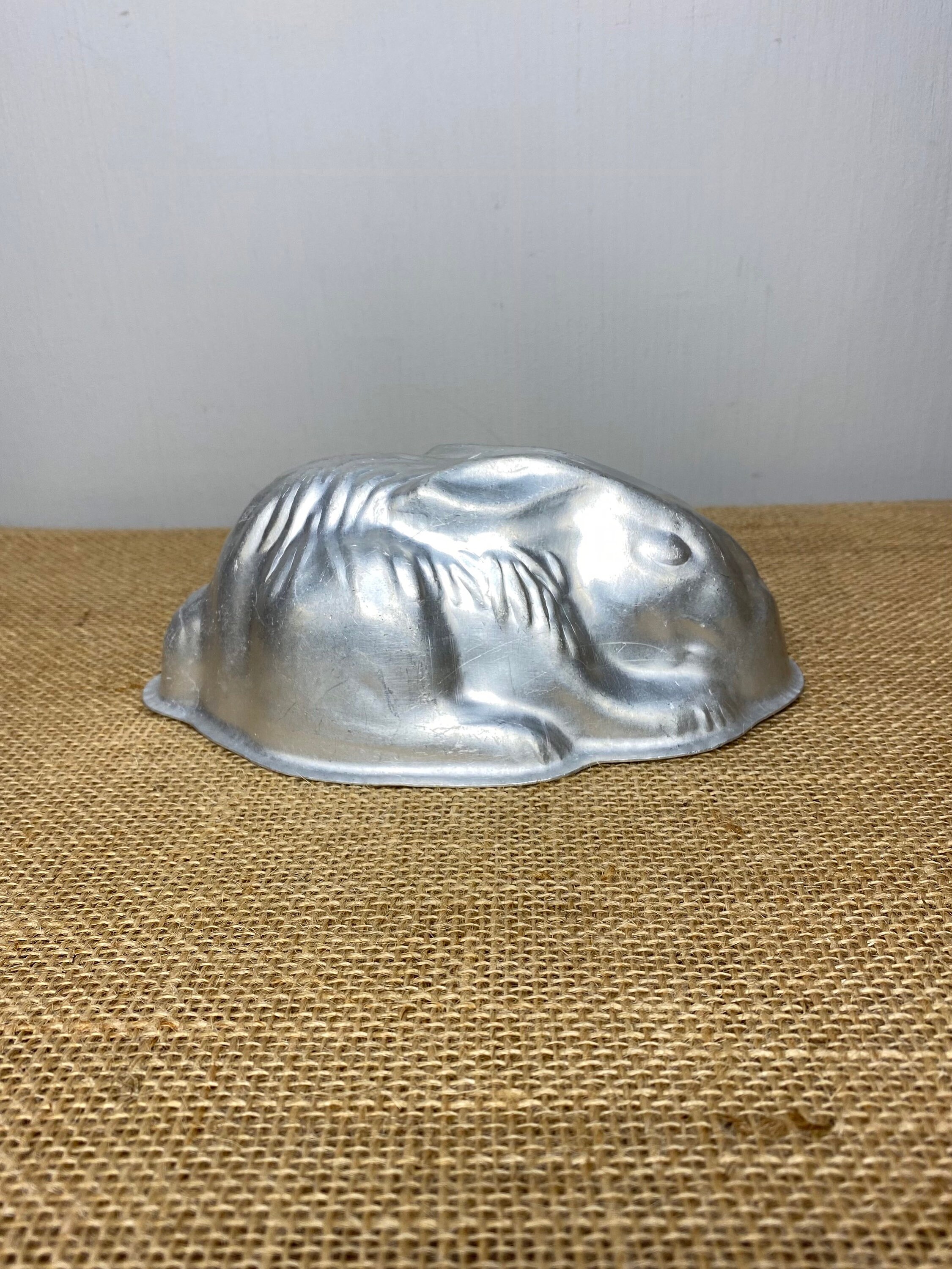 Vintage Aluminium Rabbit Jelly Mould Etsy UK