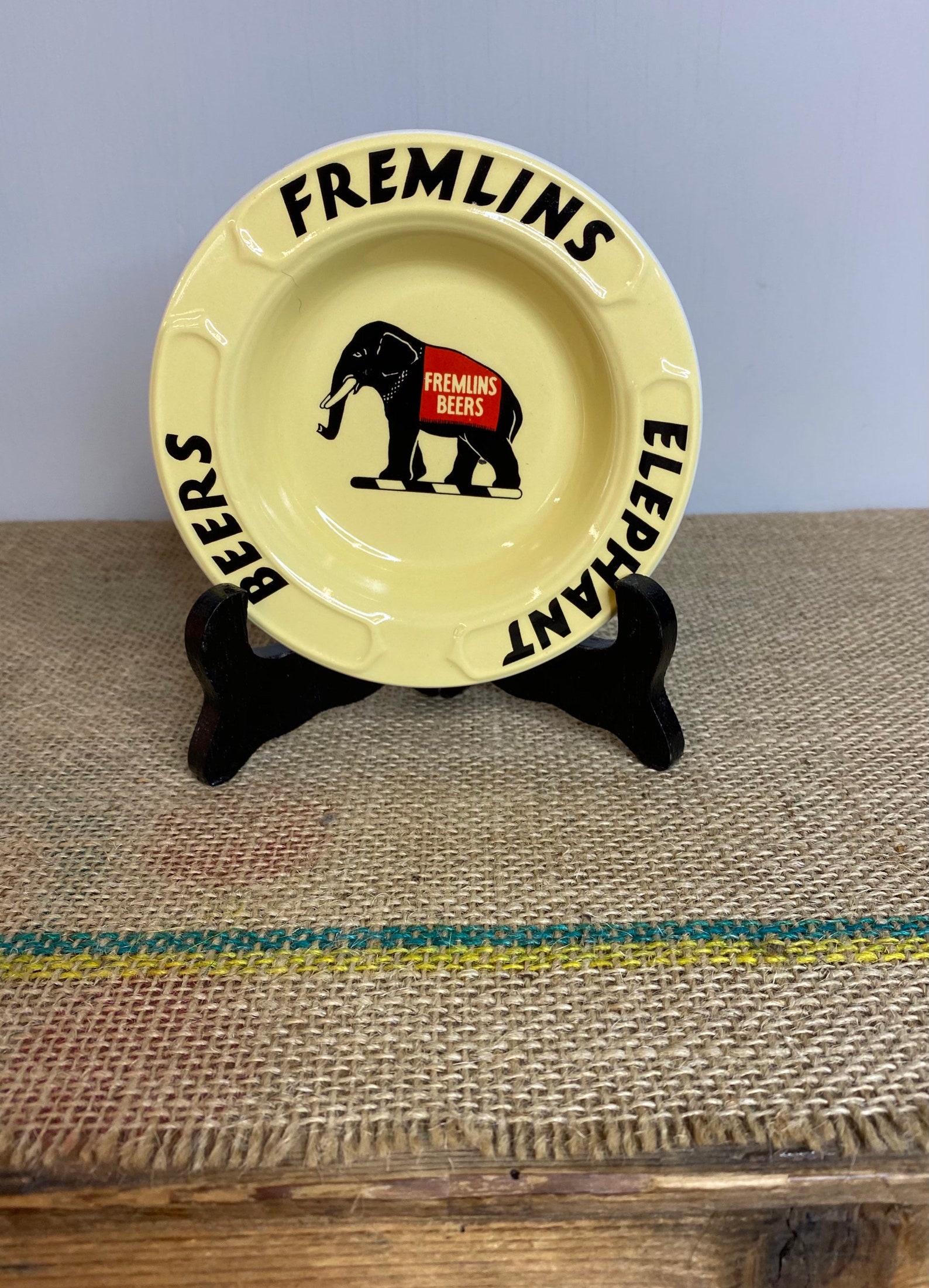 Rare Fremlins Elephant Beers Ashtray by TG Green Etsy