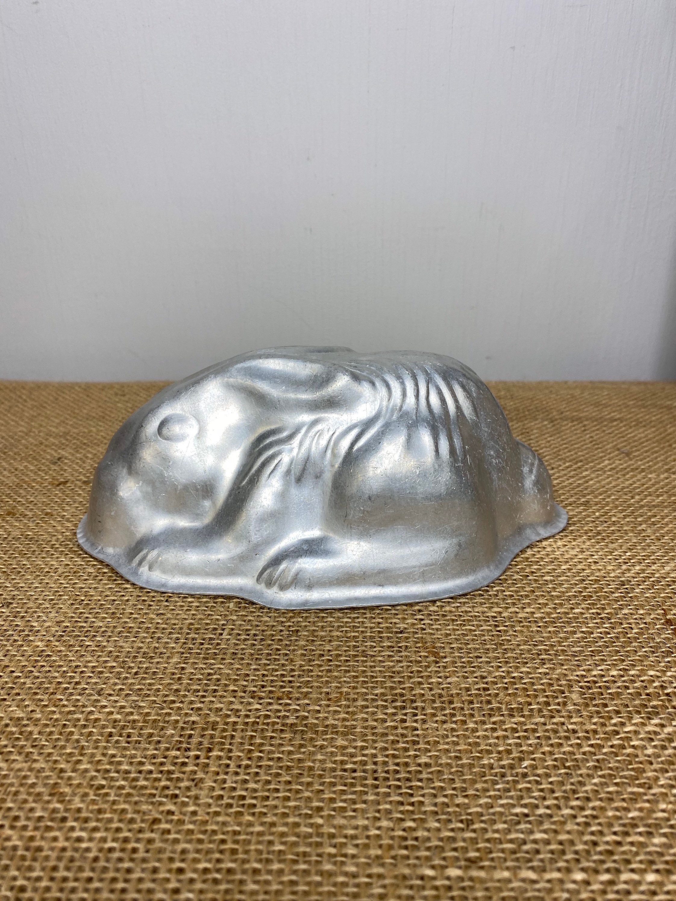 Vintage Aluminium Rabbit Jelly Mould Etsy UK