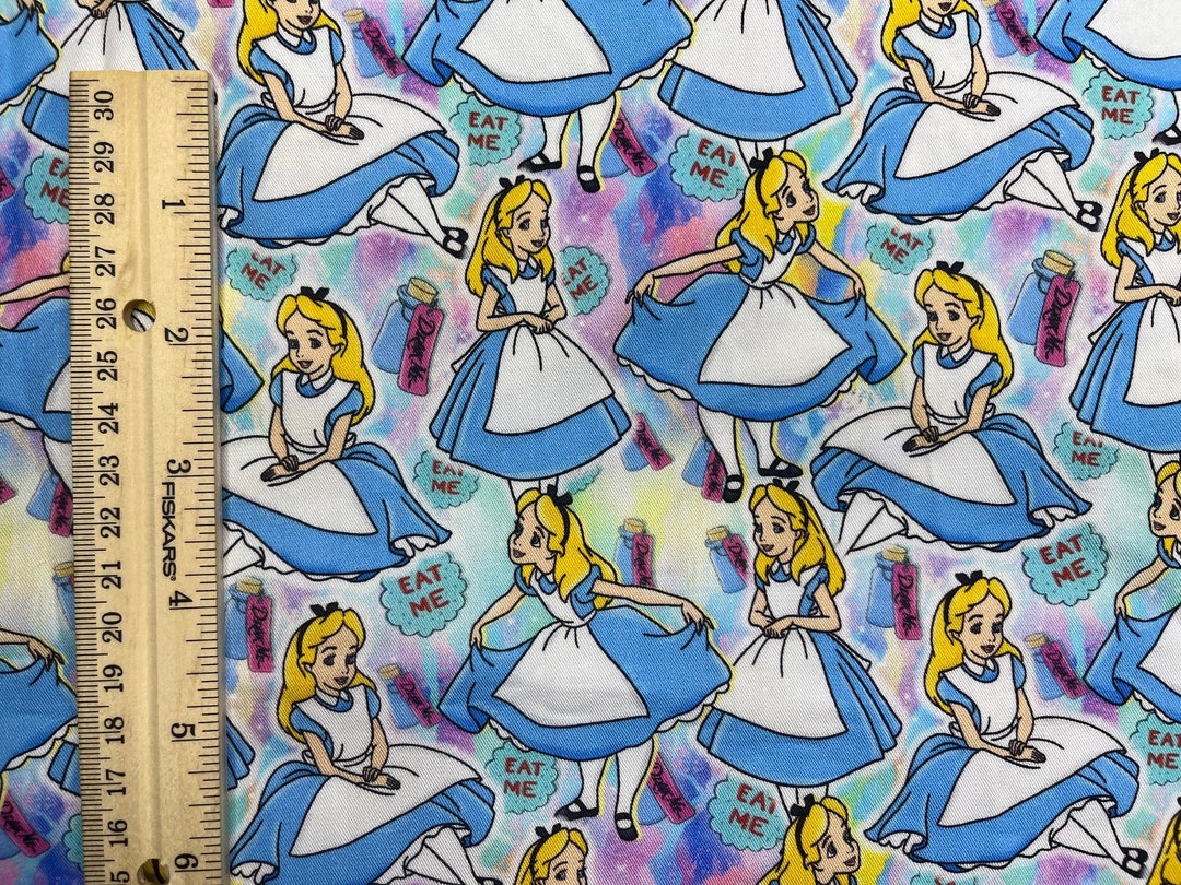 Alice in Wonderland Fabric Disney Fabric - Etsy