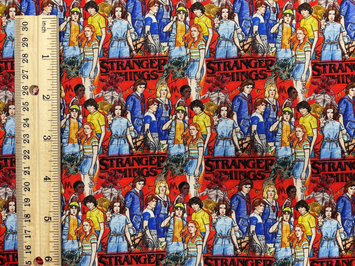 Stranger Things Fabric Etsy