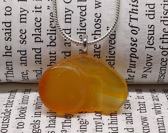 Banded Agate Empty Tomb Necklace | Easter Necklace | Easter Empty Tomb | Easter Gift | Handmade Stone Necklace