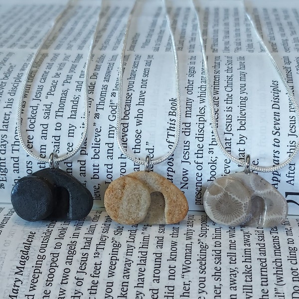 Empty Tomb Necklace | Easter Necklace | Easter Empty Tomb | Easter Gift | Handmade Stone Necklace