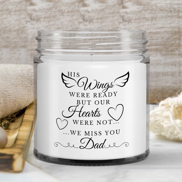 Memory Candle for Deceased Etsy