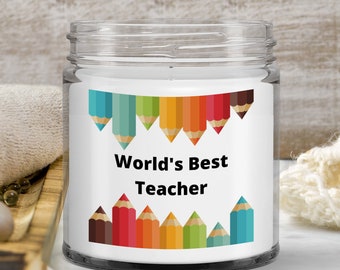 Teacher gift; teacher appreciation gift; a good gift for teachers; teacher candle