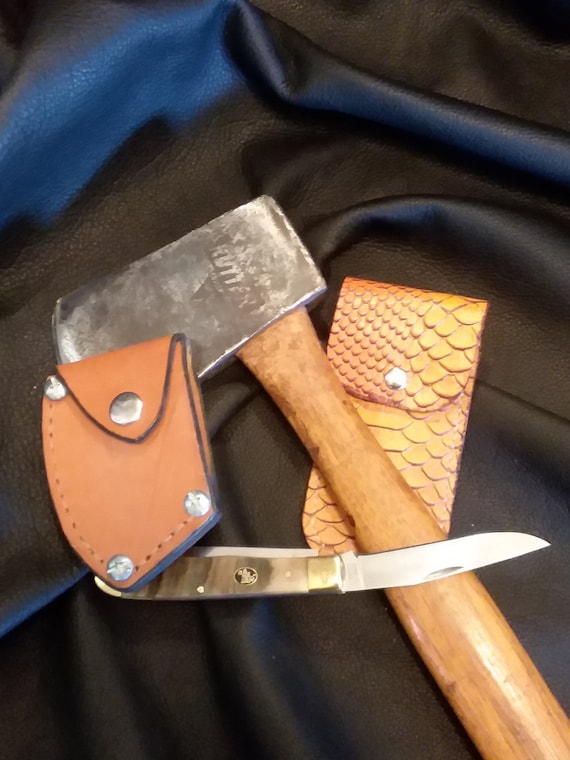 This Hatchet and Folding Knife Are Vintage Bushcraft Gear Etsy