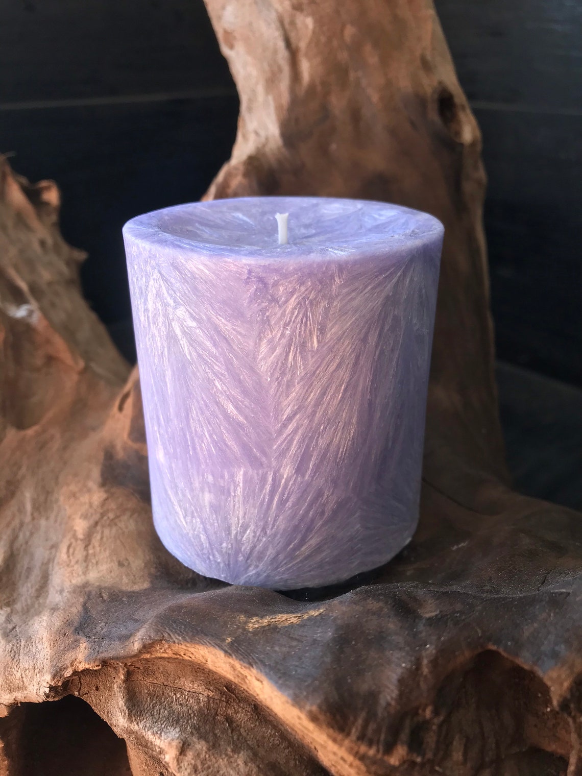 Crystal Pillar Candles Etsy