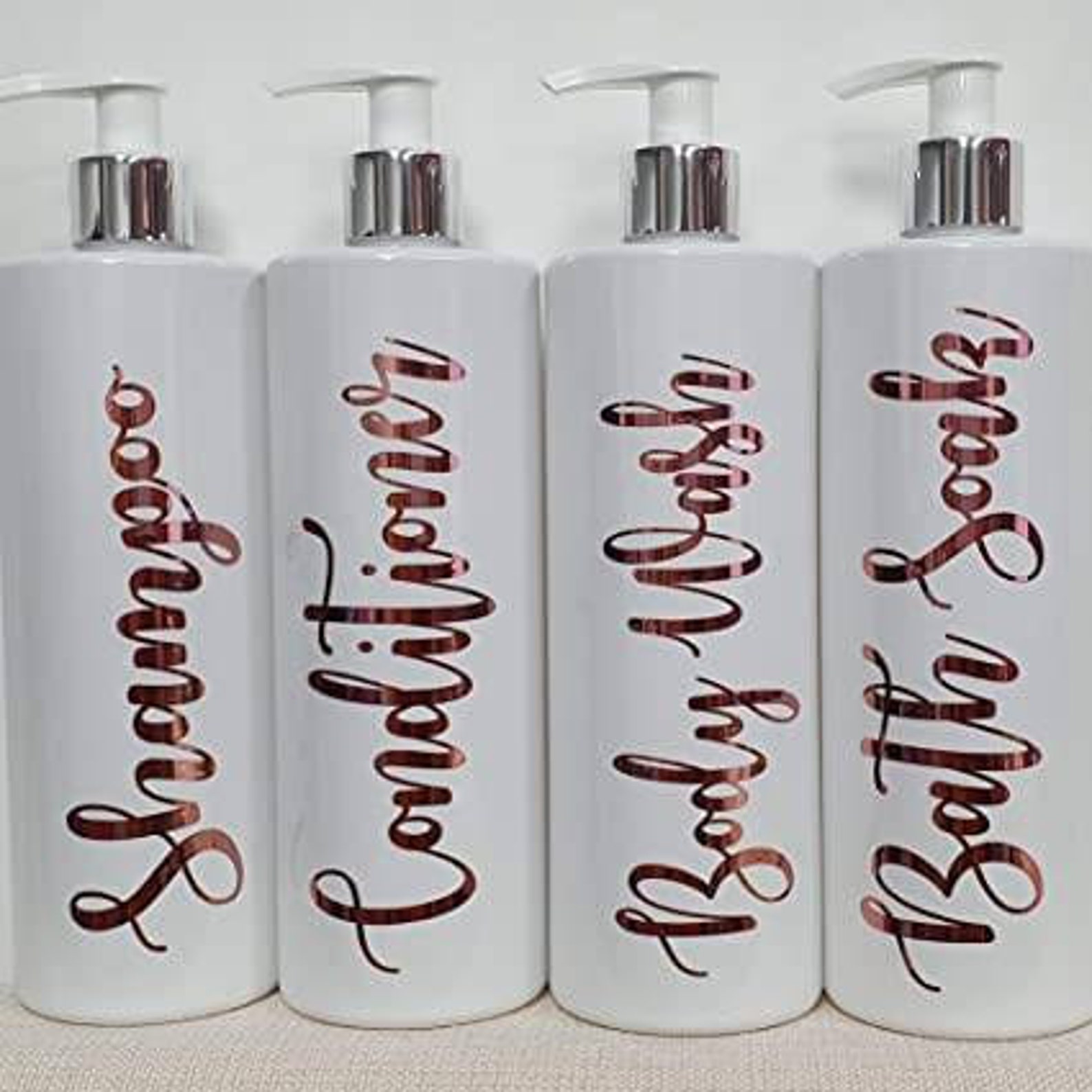 500ml Pump Bottles Shampoo Conditioner Body Wash Reusable Etsy