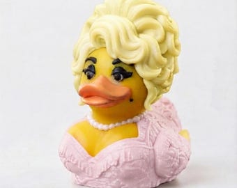 Pato Dolly Parton • Pato de crucero impreso en 3D • Accesorio para Jeep Ducking