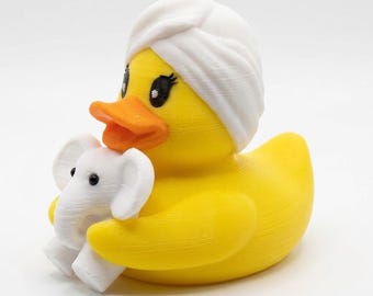Spa Duck with Towel Elephant
