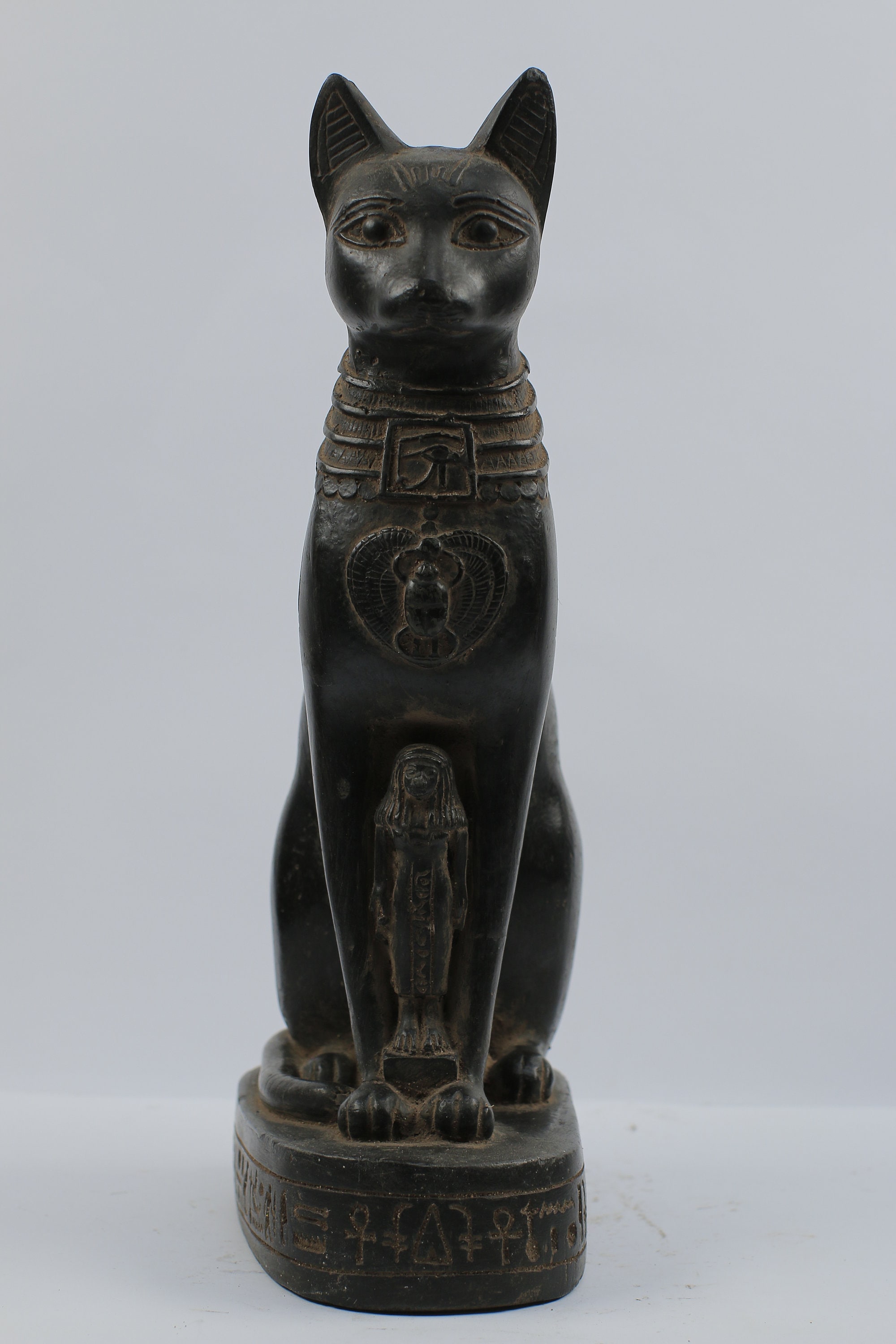 unique replica of BASTET Goddess of protection with eye of Horus and