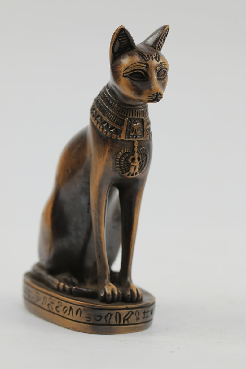 BASTET Ancient Egyptian Cat With the Scarab With the Wings Etsy