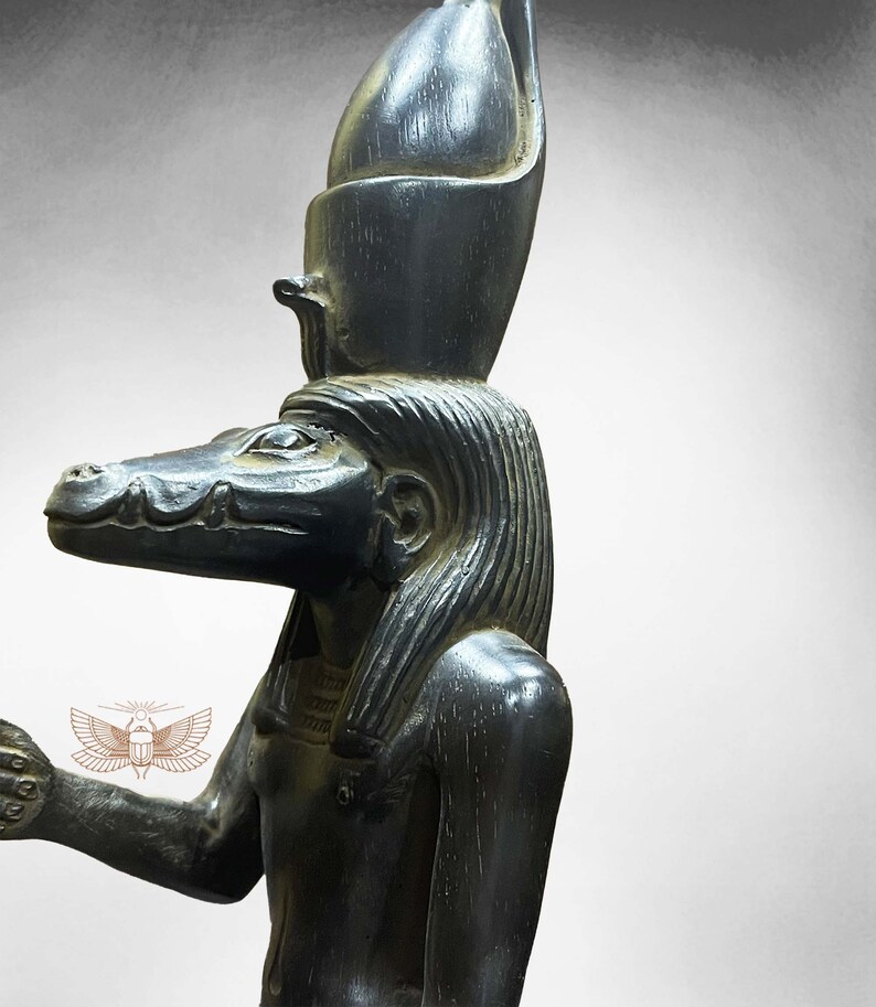 God Sobek Statue Sobek God of the Nile Statue in Ancient Etsy
