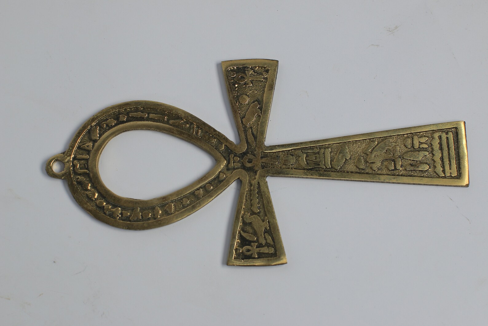 Breloque Clé De Vie égyptienne Ankh - .925 Argent Sterling - Pour Bracelet Européen - Cadeau Spirituel