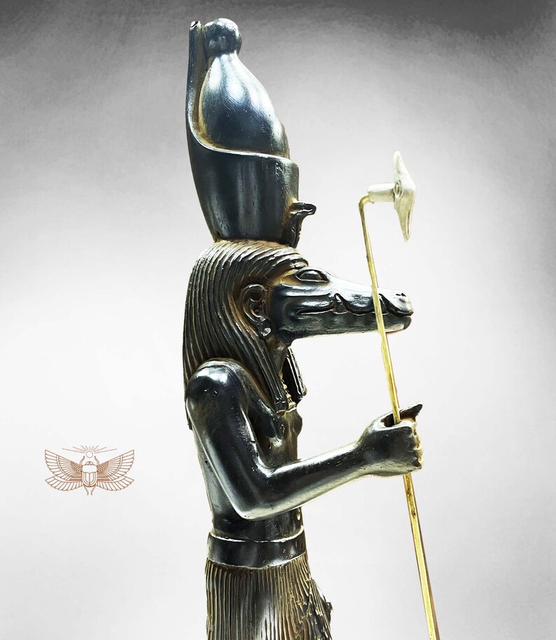God Sobek Statue Sobek God of the Nile Statue in Ancient Etsy
