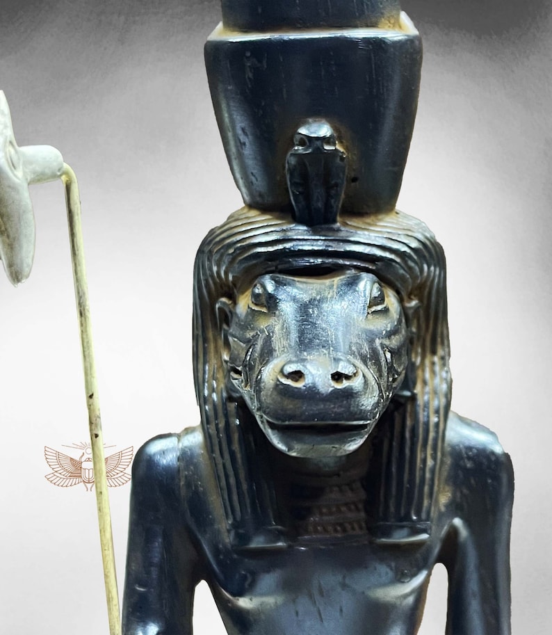 God Sobek Statue Sobek God of the Nile Statue in Ancient Etsy