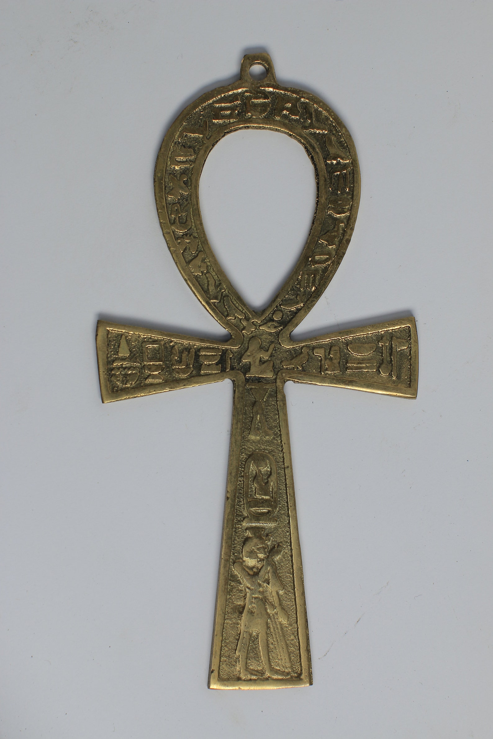 Egyptian Ankh Key Of Life with Hieroglyphics symbols Etsy