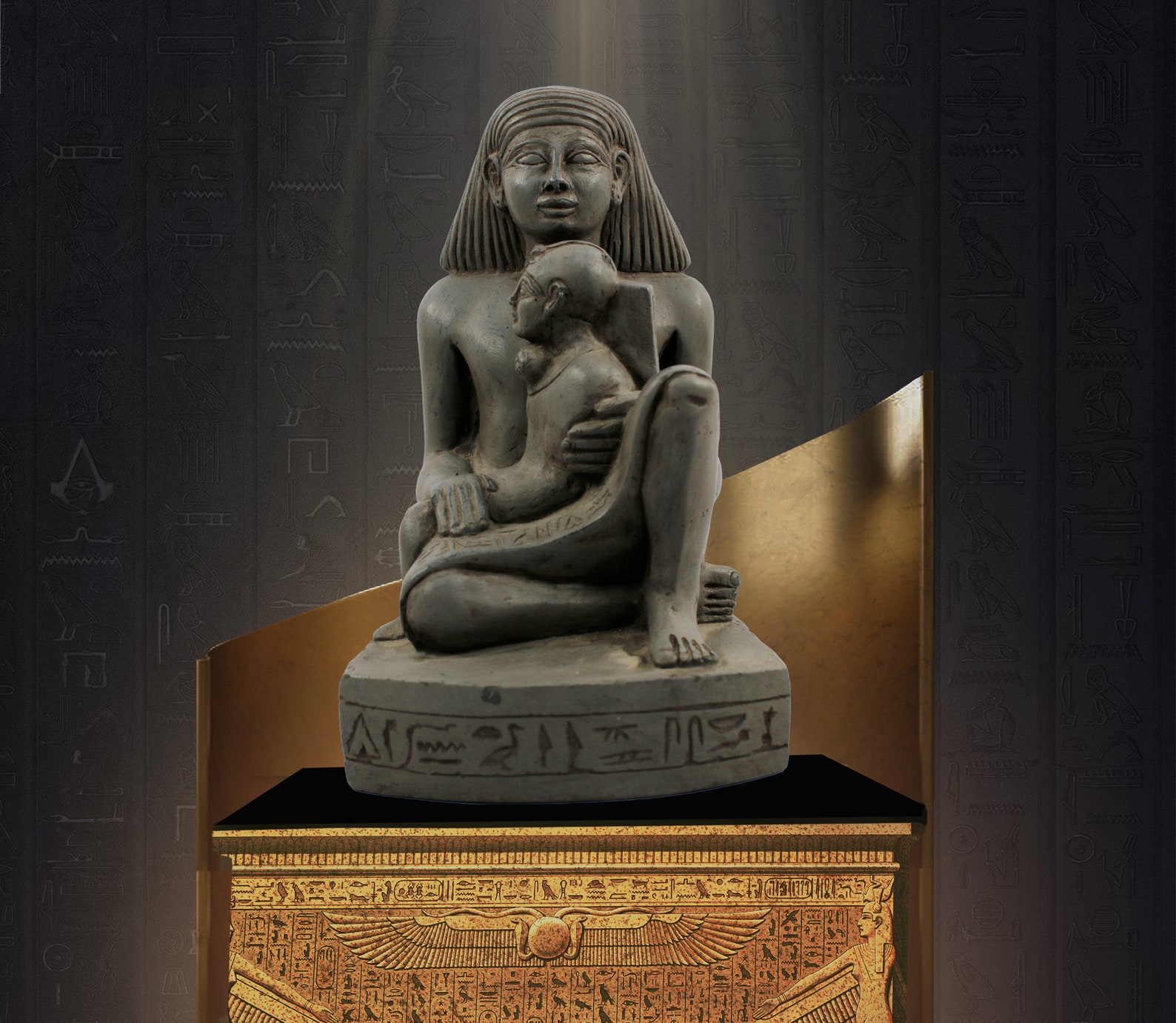 Ancient Egyptian Motherhood Taking Care of Her Baby Made Etsy