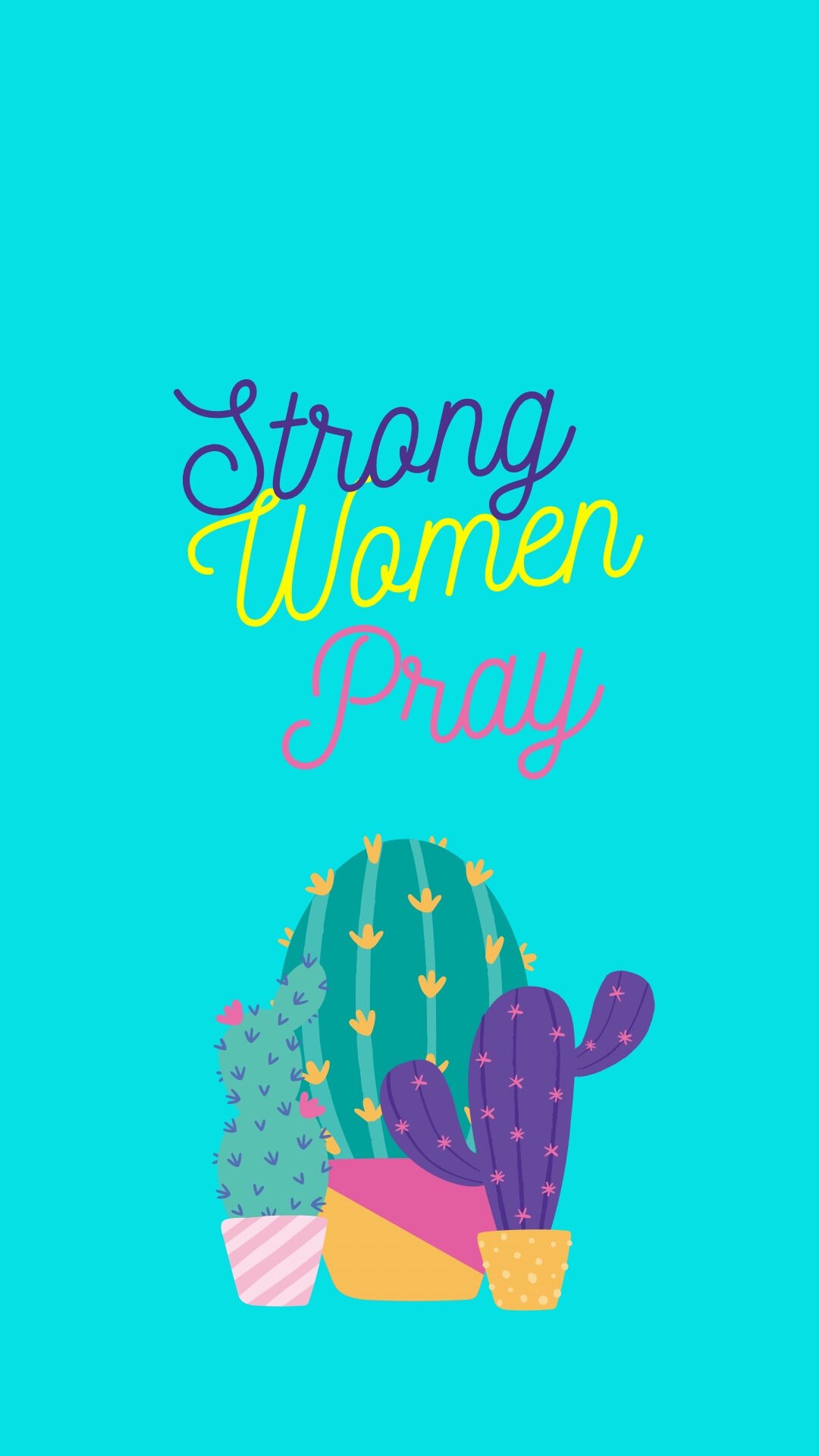 Download Strong women pray | Etsy