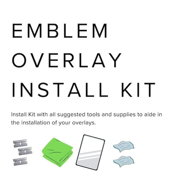 Decal Install Kit | Tools and supplies needed to install decals purchased