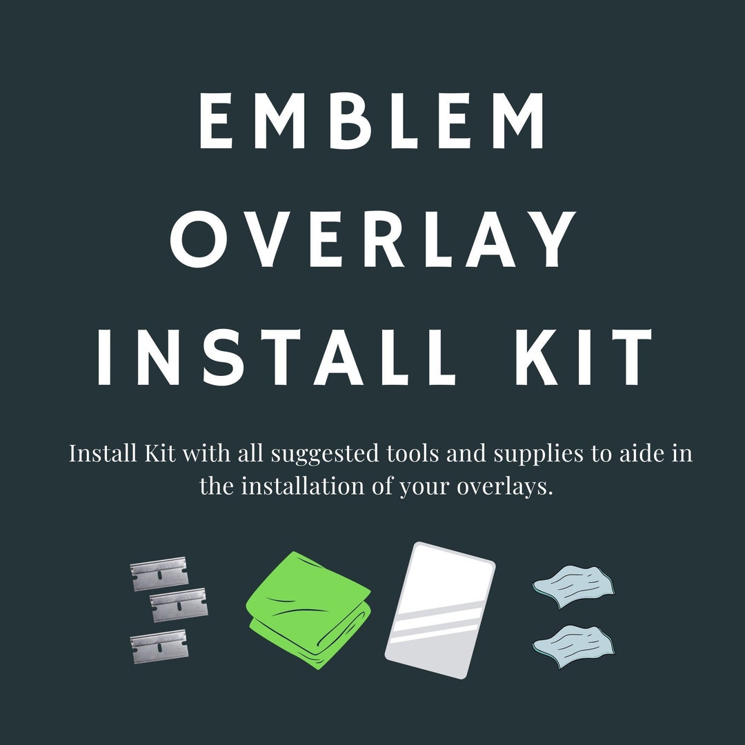Decal Install Kit Tools and Supplies Needed to Install Etsy