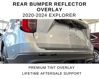 2020-2024 Explorer Rear Reflector Overlay | Please read description before purchasing | Reflector Tint Overlay
