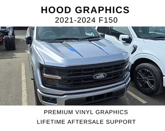 2021 - 2024 F150 Hood Decals | Easy DIY Custom Graphics