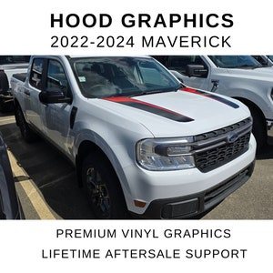 Calcomanías de capó Maverick 2022-2024 / Gráficos personalizados fáciles de hacer tú mismo