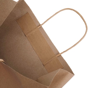 Custom Logo Boutique Paper Bags, Kraft Paper Bag, Shopping Bags with Handle, Clothes Merchandise Bag, Boutique Retail Bag, Party Gift Bag image 7