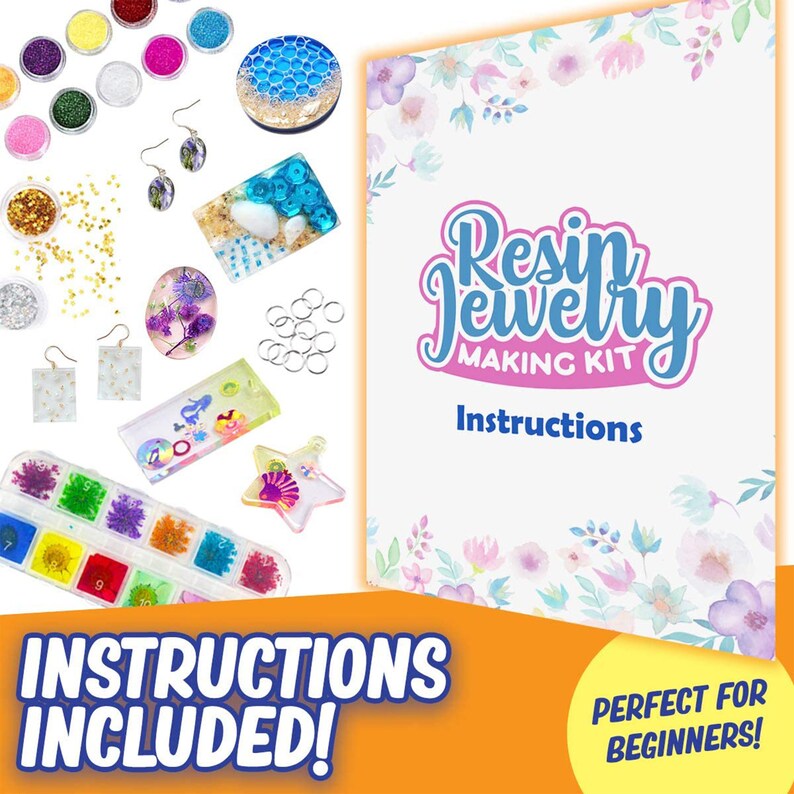 Epoxy Resin Starter Kit with Silicone Molds for DIY Craft Kit Etsy