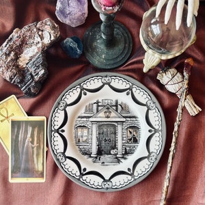 Haunted House Side Plate - Royal Stafford.  Limited edition