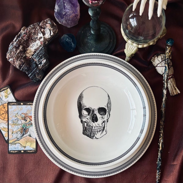 Skull Bowl - Royal Stafford.  Limited edition.  Spookyville collection