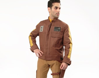 Rogue One Captain Cassian Andor Costume - Handcrafted Cosplay Outfit by Ox & Bulls