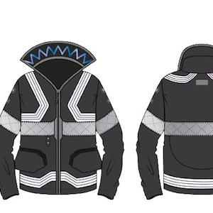 Customizable Cyberpunk Jacket – David Martinez Inspired LED Cosplay, Handmade image 4