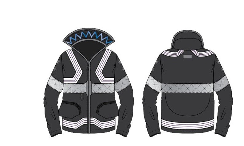 Customizable Cyberpunk Jacket – David Martinez Inspired LED Cosplay, Handmade image 4