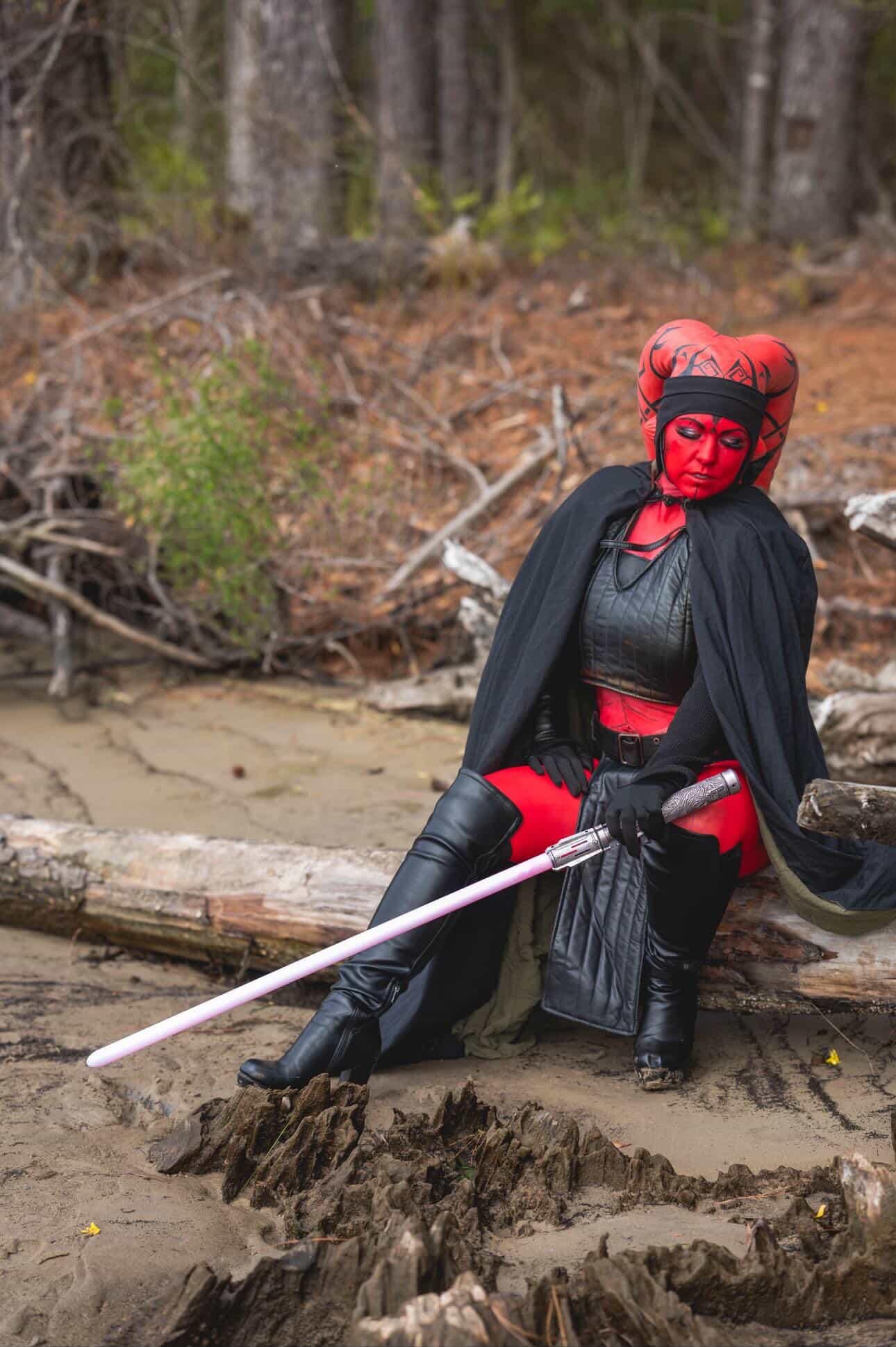 Red Supreme Alien Robe Red Alien Sith Cosplay Costume, Dark Warrior Armor Set, Sci-fi Cape ...
