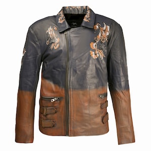 Handmade Resident Evil 4 Luis Serra Leather Jacket