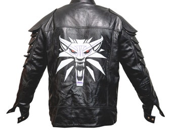 Cyberpunk V's Samuraii Wolf School Leather Jacket